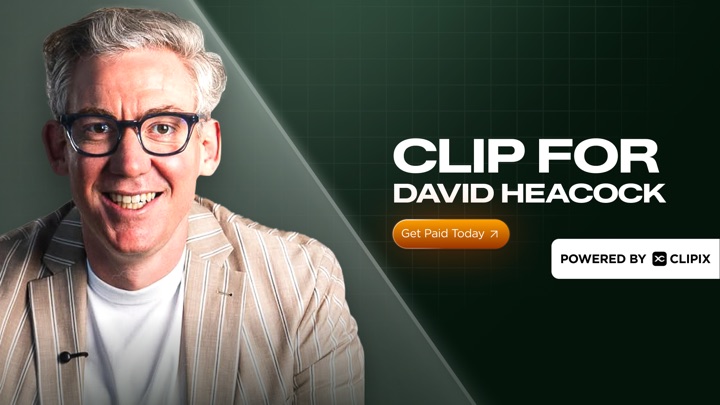 David Heacock — Personal brand campaign on ContentRewards